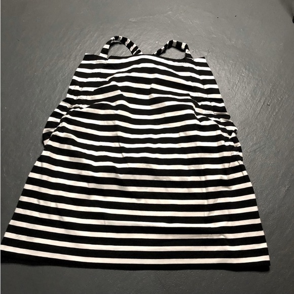 Free Assembly Criss-Cross Back Striped Tank Top - Picture 1 of 3